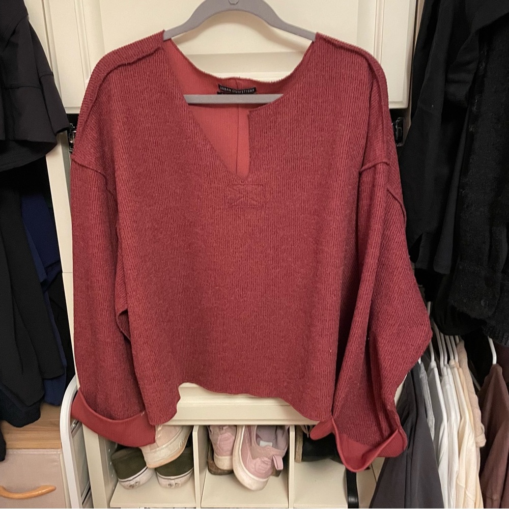 Urban Outfitters red sweater
